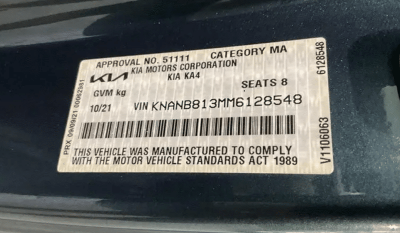 
								2021 Kia Carnival KA4 MY21 S Green 8 Speed Automatic Wagon full									