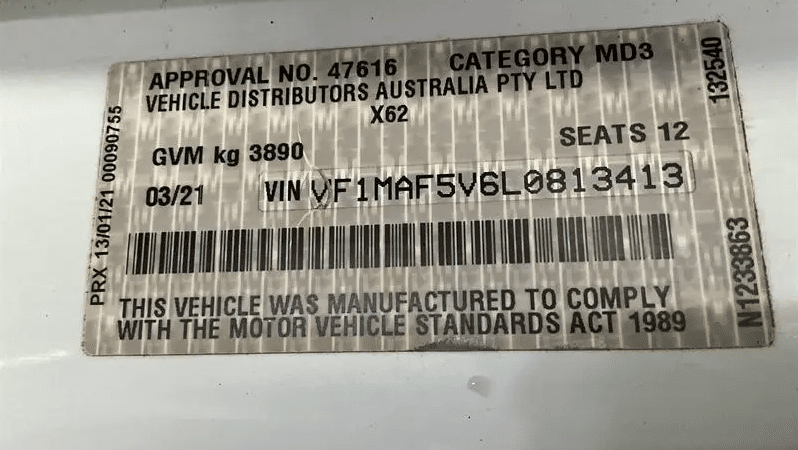 
								2020 Renault Master 110KW Pro White 6 Speed Automatic Van full									