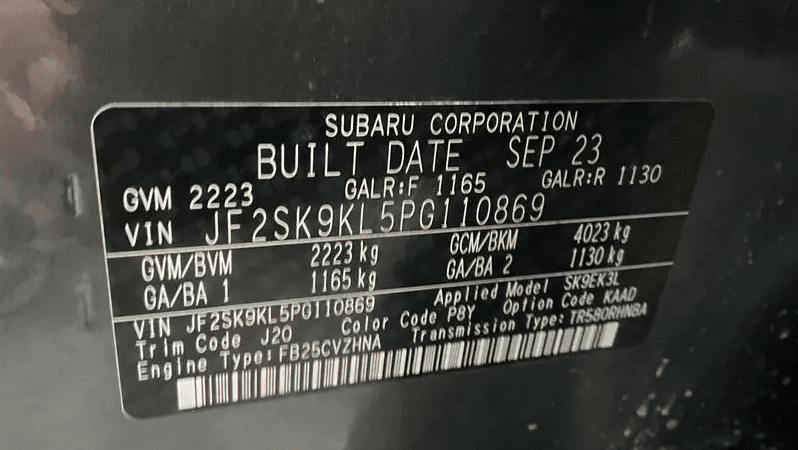 
								2023 Subaru Forester MY23 2.5I (AWD) Grey Continuous Variable Wagon full									