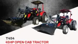 New T454 Open Cab + 7 Attachments