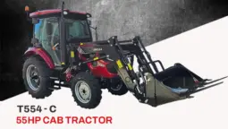 New T554-C A/C Cab + 3 Attachments