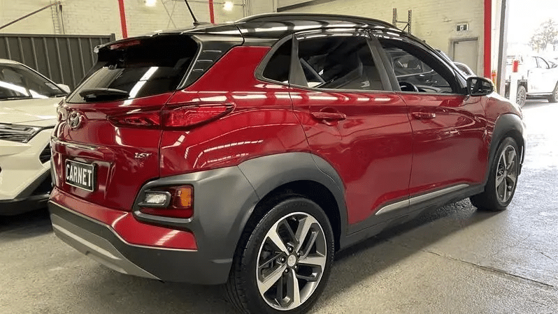 
								2018 Hyundai Kona OS Highlander (AWD) Red 7 Speed Auto Dual Clutch Wagon full									
