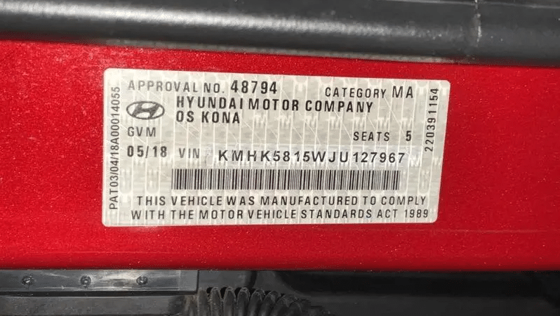 
								2018 Hyundai Kona OS Highlander (AWD) Red 7 Speed Auto Dual Clutch Wagon full									